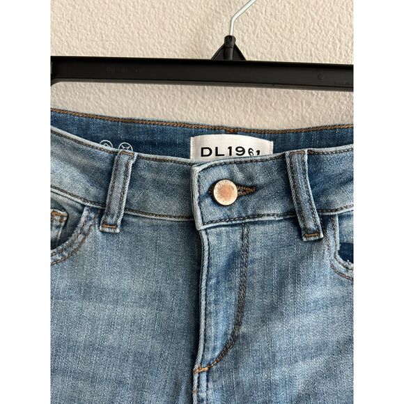 DL1961 Florence Instasculpt Cropped New Town Jeans Size 25 - Picture 3 of 8